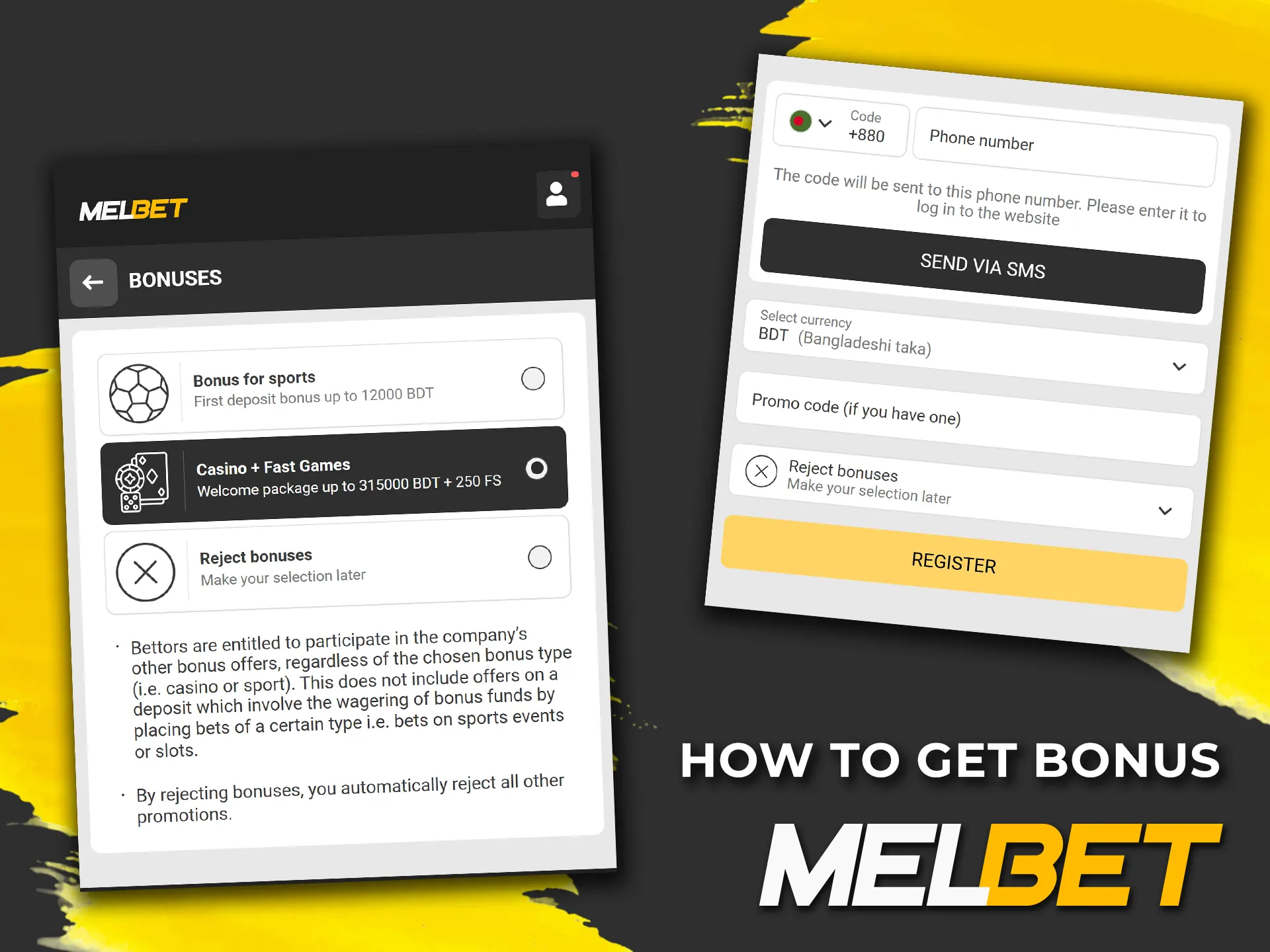See how to get Melbet bonus.